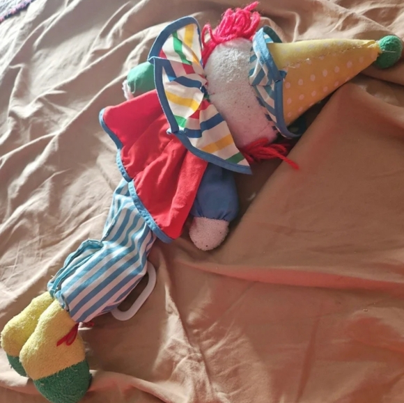 Vtg Eden "You are my Sunshine" musical Eden XL original clown pull cord RARE - Picture 3 of 6